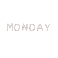 Monday Weekday Sticker