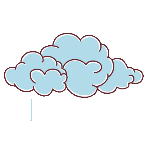 Bom Dia Rain Sticker by Mirror