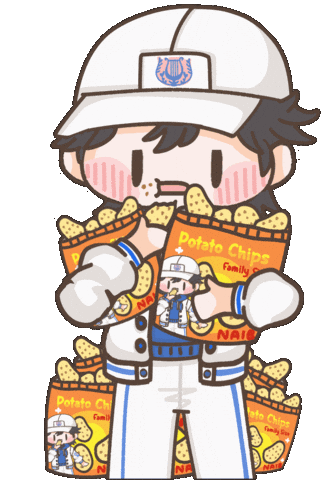 Potato Chips Esports Sticker by Fluffy the Thunder God 雷神阿毛