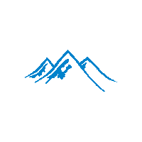 Run Azul Sticker by adventurecamp