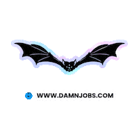 Halloween Sticker Sticker by Damnjobs