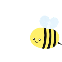 bee bumblebee Sticker by Live Life Happy
