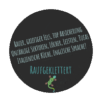 raufgeklettert malta raufgeklettert kletterschule klettercamp Sticker