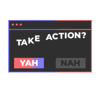 youth activism activist gen z yah Sticker