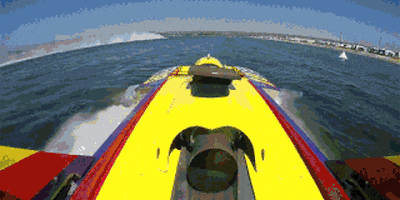 racing boats GIF
