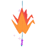 Japan Origami Sticker by Poupoutte