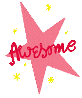 Happy Star Sticker