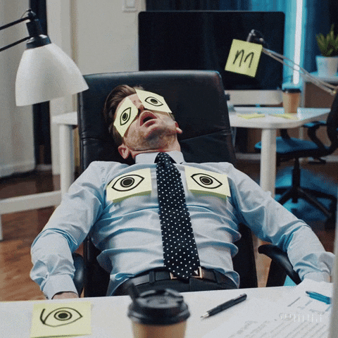 EnterTheHero giphyupload ai office sleeping GIF
