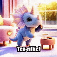 Relax Tea GIF by Divineasaur