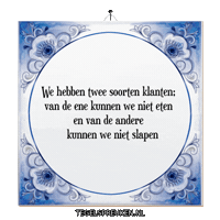 Stress Werk Sticker by Tegelspreuken.nl