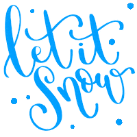 Christmas Snow Sticker