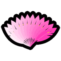 bris_powerhouse fan burlesque feather stole the show Sticker