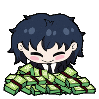 Money Cash Sticker by Shibuya Station