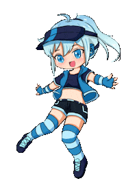 Lunime anime cute girl kawaii Sticker