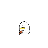 Duckgu duck 오리 riceman 라이스맨 Sticker