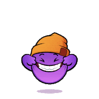 Happy Times Smile Sticker by The Grapes