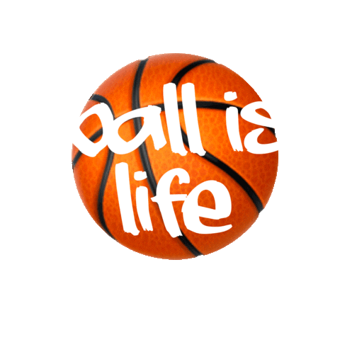 Ball Is Life Sticker by Dr. Dish Basketball