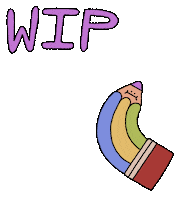 Work In Progress Sketch Sticker