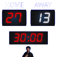 13 Away Sticker