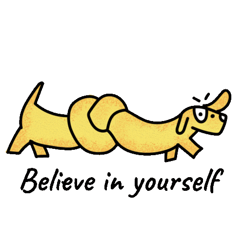 Dog Believe Sticker by Mindline.sg