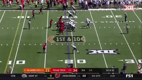 MikeTTU giphygifmaker texas tech texas tech football jordyn brooks GIF