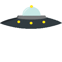 Space Spaceship Sticker