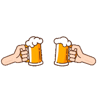 Celebrating Tim Tim Sticker by kiosque do alemao