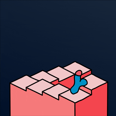 stairs looping GIF by dick.gifs