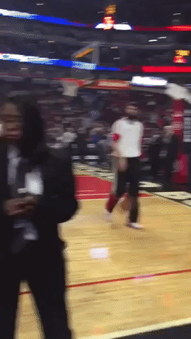 Chicago Bulls Players Compete in 3-Point Contest