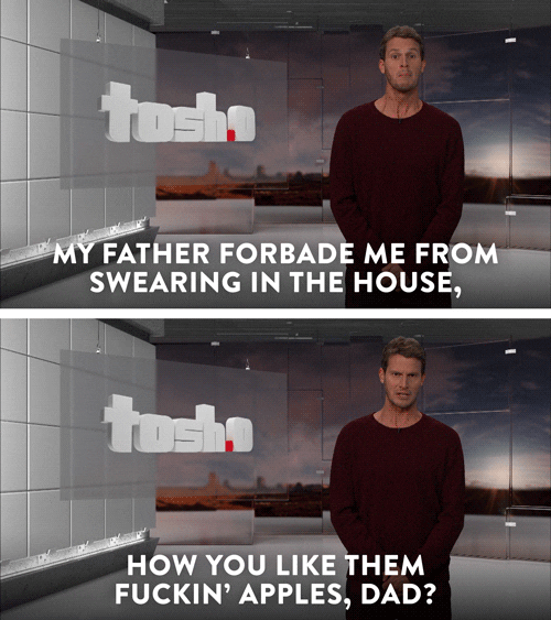 swearing daniel tosh GIF by Comedy Central