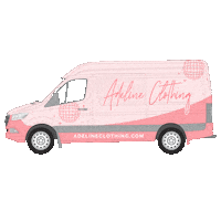 Happy Vw Bus Sticker by Adeline Clothing