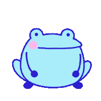 Fire Frog Sticker by rainylune