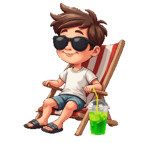 Summer Beach Sticker
