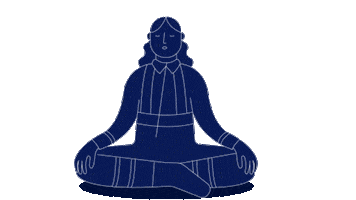 Floating Deep Breath Sticker by headversity