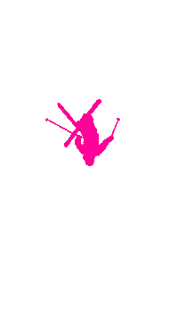 VisitVoss backflip skier voss visitvoss Sticker