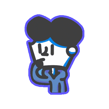 chargingartist giphygifmaker fun thinking hehe Sticker