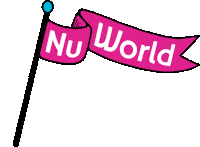 Flag Sticker by Nu World Graphics