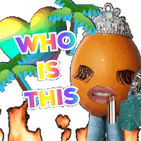BaddieEgg love hot wow queen Sticker