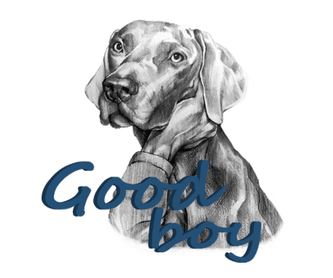 Good Boy Art Sticker