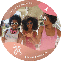 Breast Cancer Dance Sticker by Know Your Girls