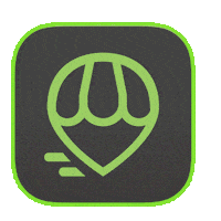 MetroMartPH logo spin icon grocery shopping Sticker