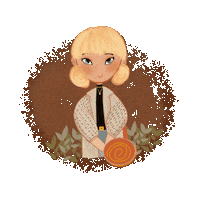 Happy Girl Sticker
