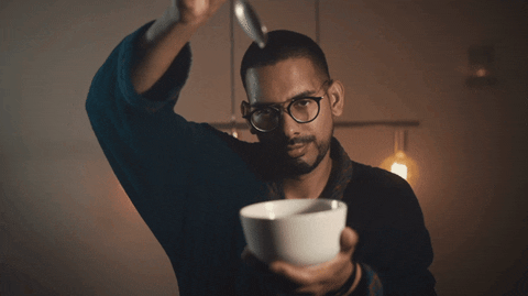 theoceansown giphyupload breakfast reverse cereal GIF