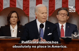 "Political violence has no place in America."