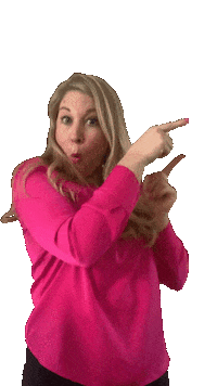 dscapecchi sara thumbs up sara point right sara point up sara what Sticker