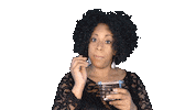 ComedianHollyLogan hungry eating candy tv show Sticker