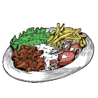 Hungry Food Sticker by zuparino