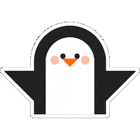 csovey penguin sewing sew quilt Sticker