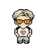 G Dragon Pixel Sticker