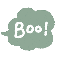 Halloween Boo Sticker